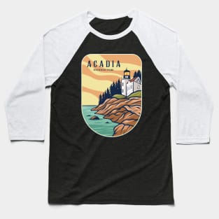 Acadie National Park Baseball T-Shirt